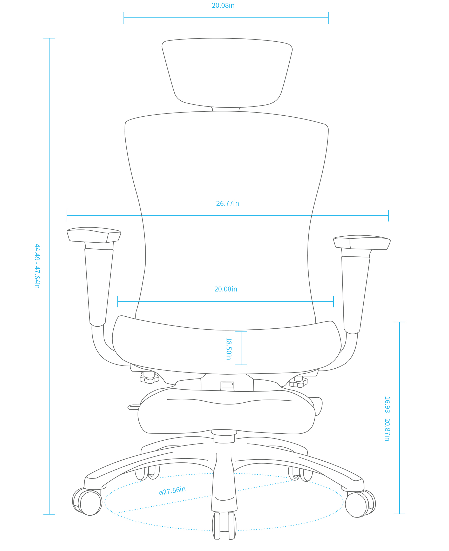 Ghế Văn Phòng Ergonomic ERC-01