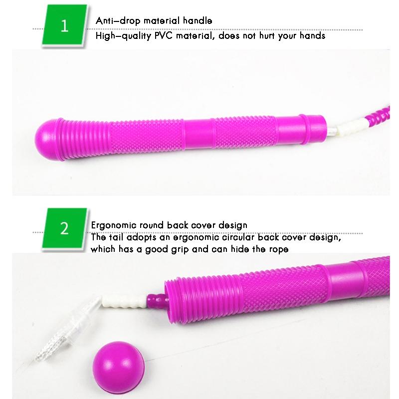 2 Gói Nhảy Dây Dài 5M Dây Nhảy Phân Đoạn Đính Hạt DIY Dây Nhảy Thích Hợp Cho Trẻ Em Và Người Lớn