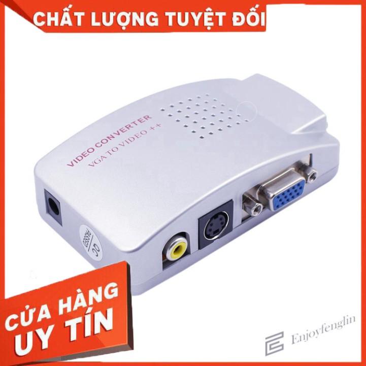 BỘ CHUYỂN VGA RA AV + SVIDEO ARIGATO Đảm Bảo Chất Lượng