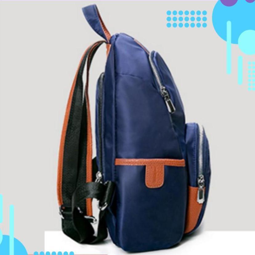 ️ Deal Sốc ️ Ba Lô Phối Da Thời Trang Phong Cách Hàn Quốc Đồ Da Thành Long TLG 208066