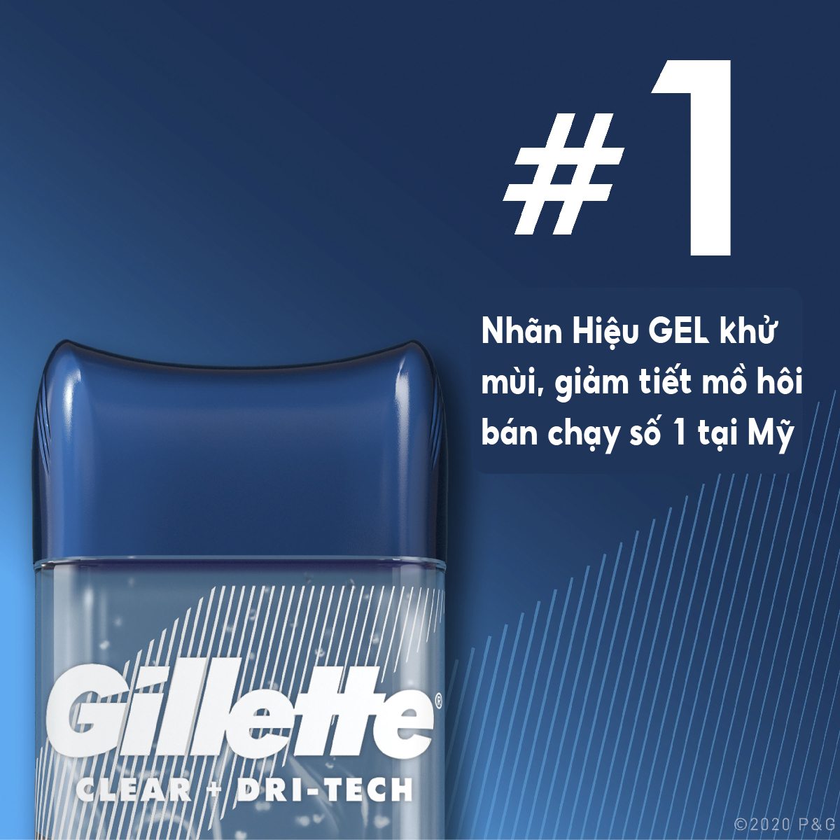 Gel Khử Mùi Gillette Clear Gel 107g