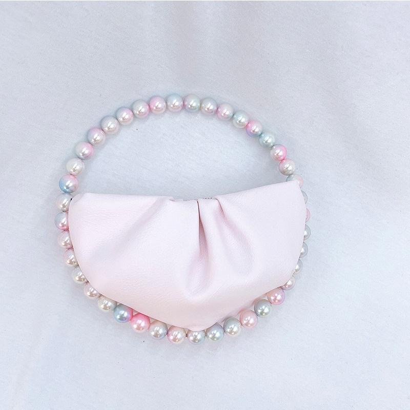 Clutch thời trang đi tiệc- túi xách bán nguyệt ngọc sang chảnh cao cấp