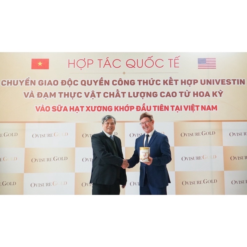 Sữa Hạt Xương Khớp Ovisure Gold Hộp 650g dùng được cho cả người ăn chay