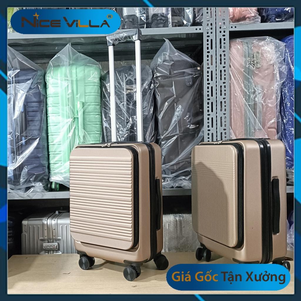 Vali Doanh Nhân Size 20inch NiceVilla Dây Kéo Mở Rộng