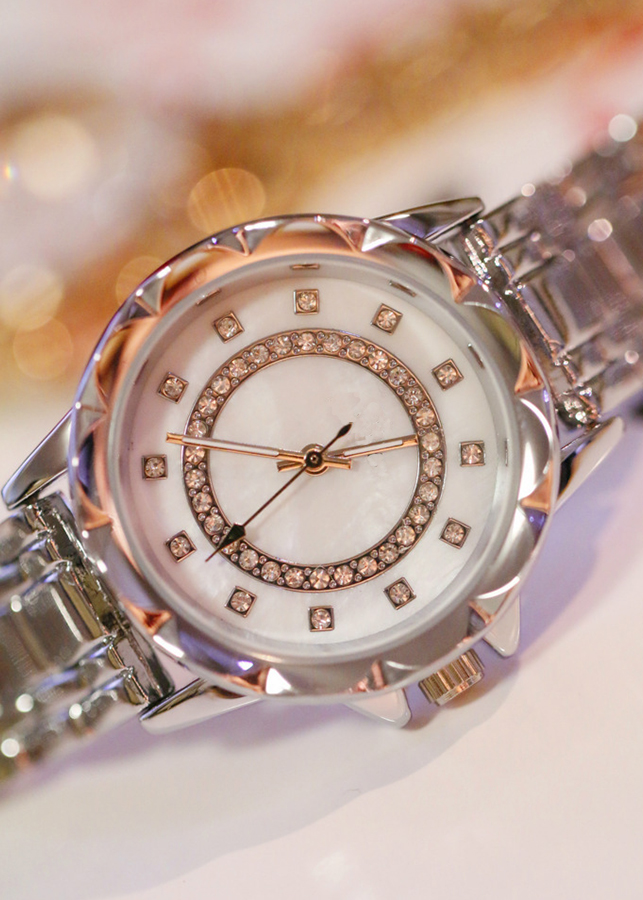 Đồng hồ đeo tay thời trang nữ - Dây kim loại