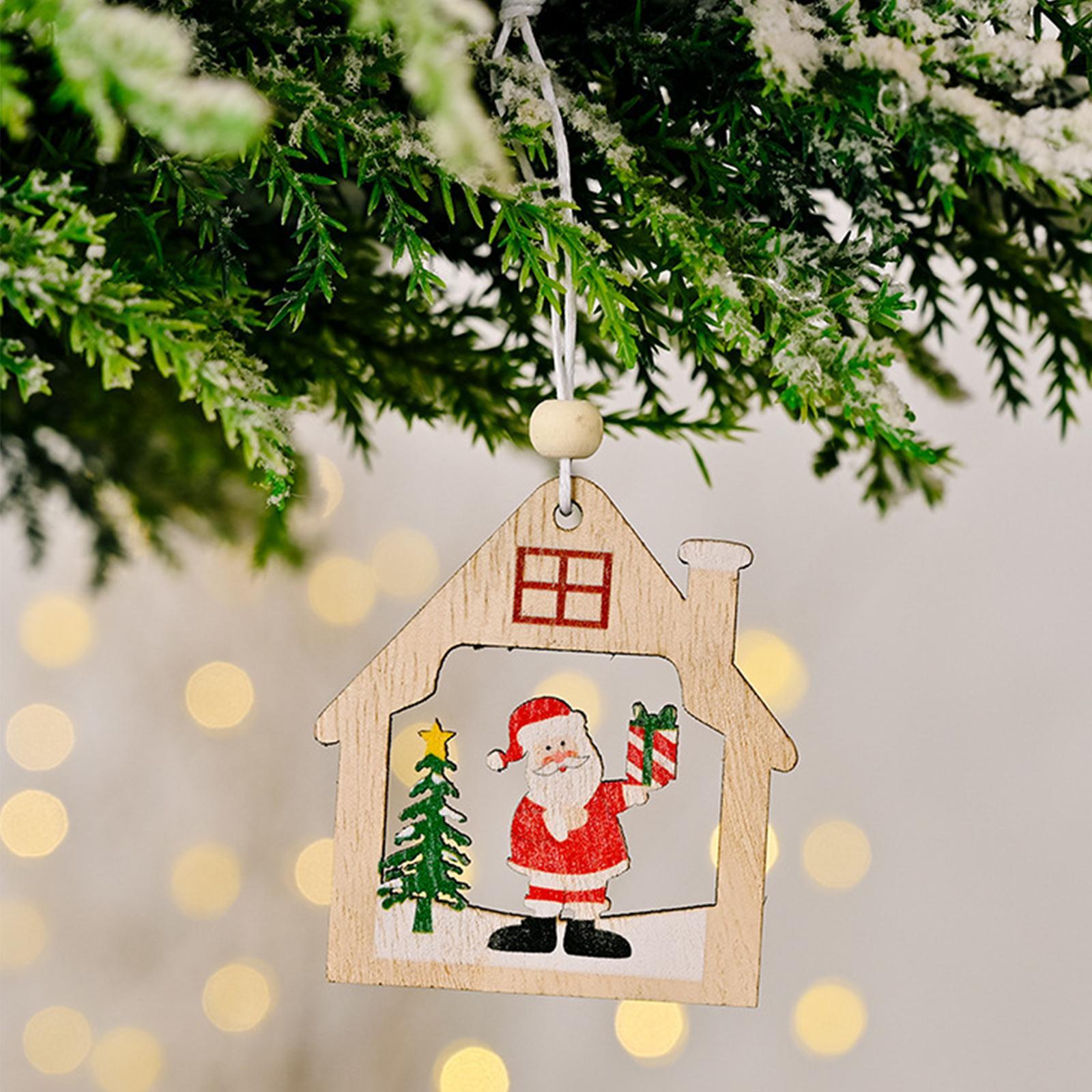 Christmas Hanging Ornaments DIY Crafts Background for Outdoor Shop