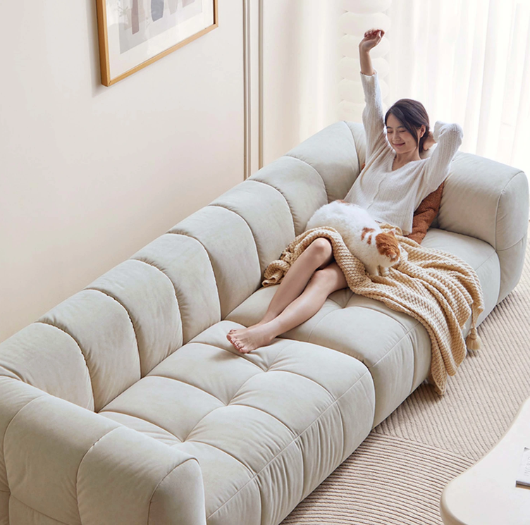 Sofa băng phòng khách JNSL03 hiện đại Juno Sofa KT Ngang 268cm x Cao 65cm x Sâu 106cm