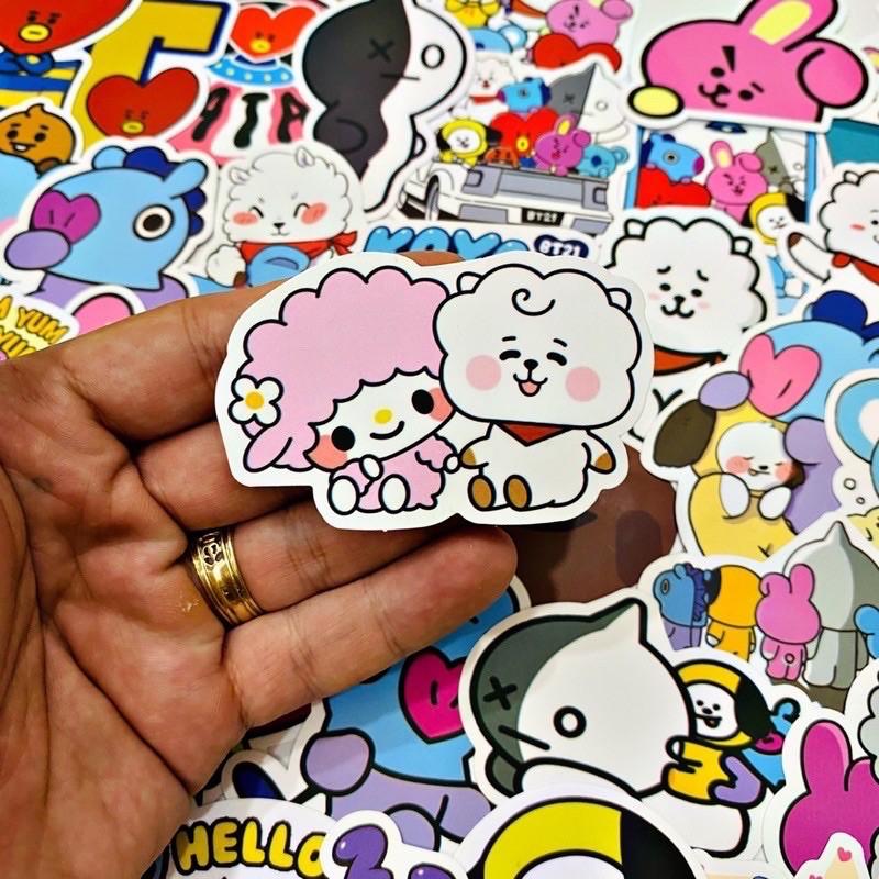 Sticker BT21 chống thấm cao cấp chất lượng