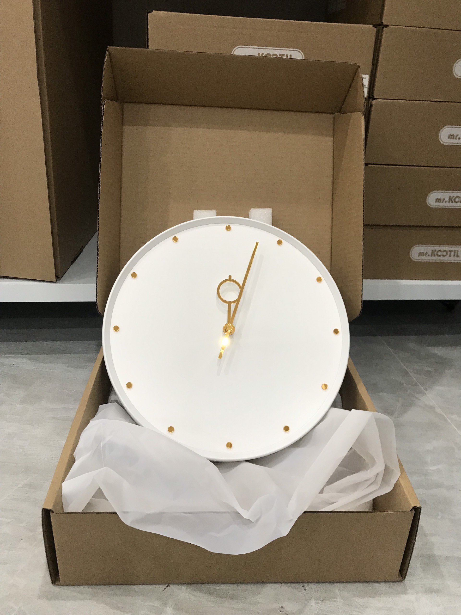 Đồng hồ treo tường trang trí decor nhà cửa Gold Lucky Wall clock - P0000BAV