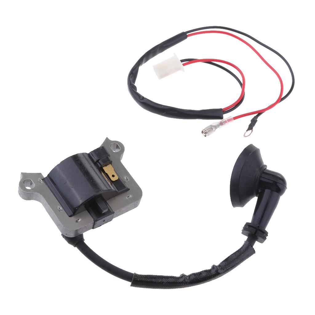 Ignition Coil Spark Plug For 2 Stroke Minimoto Pocket Bike Scooter 43cc 49cc