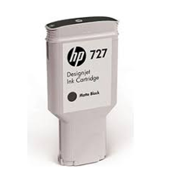 Mực in HP 727 300ml Matte Black Ink Cartridge (3WX19A) dùng cho các dòng máy T920PS/T1500/T3500/T930/T1530 -Hàng chính hãng