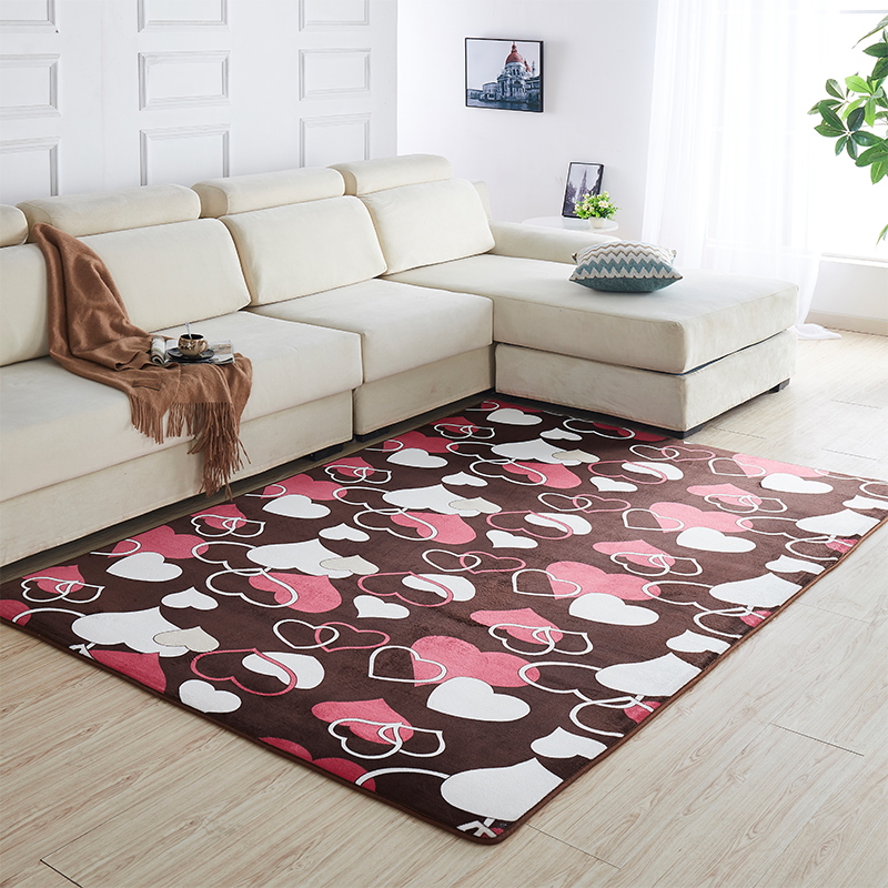 Thảm trải sàn phòng ngủ trơn mềm 160x100cm