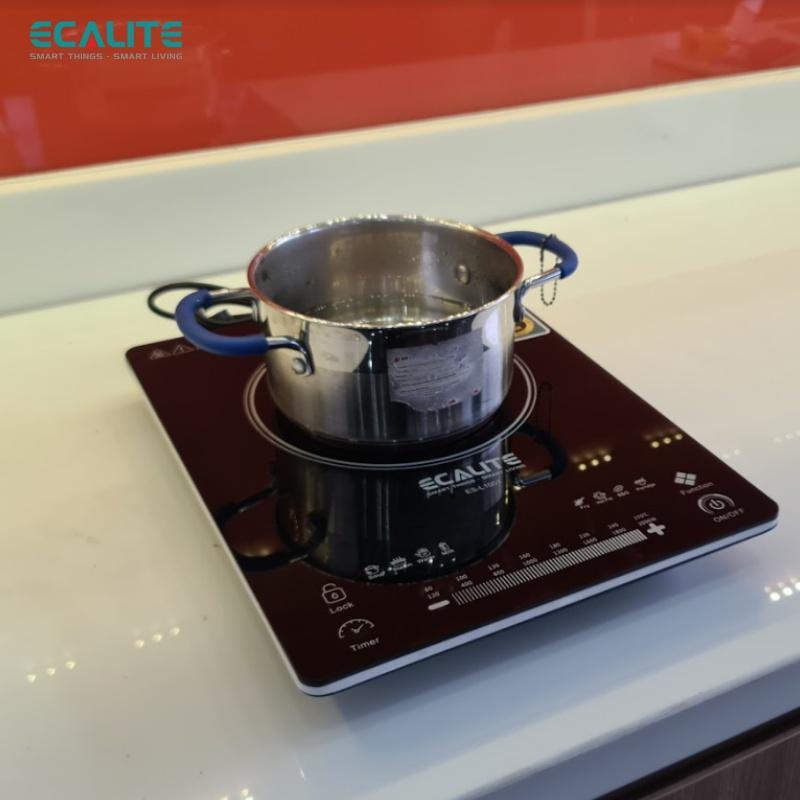 Bếp Từ Đơn Ecalite ES-L1001 - 8 Chương Trình Tự Động - Có Hẹn Giờ - Khoá Trẻ Em - Hàng Chính Hãng