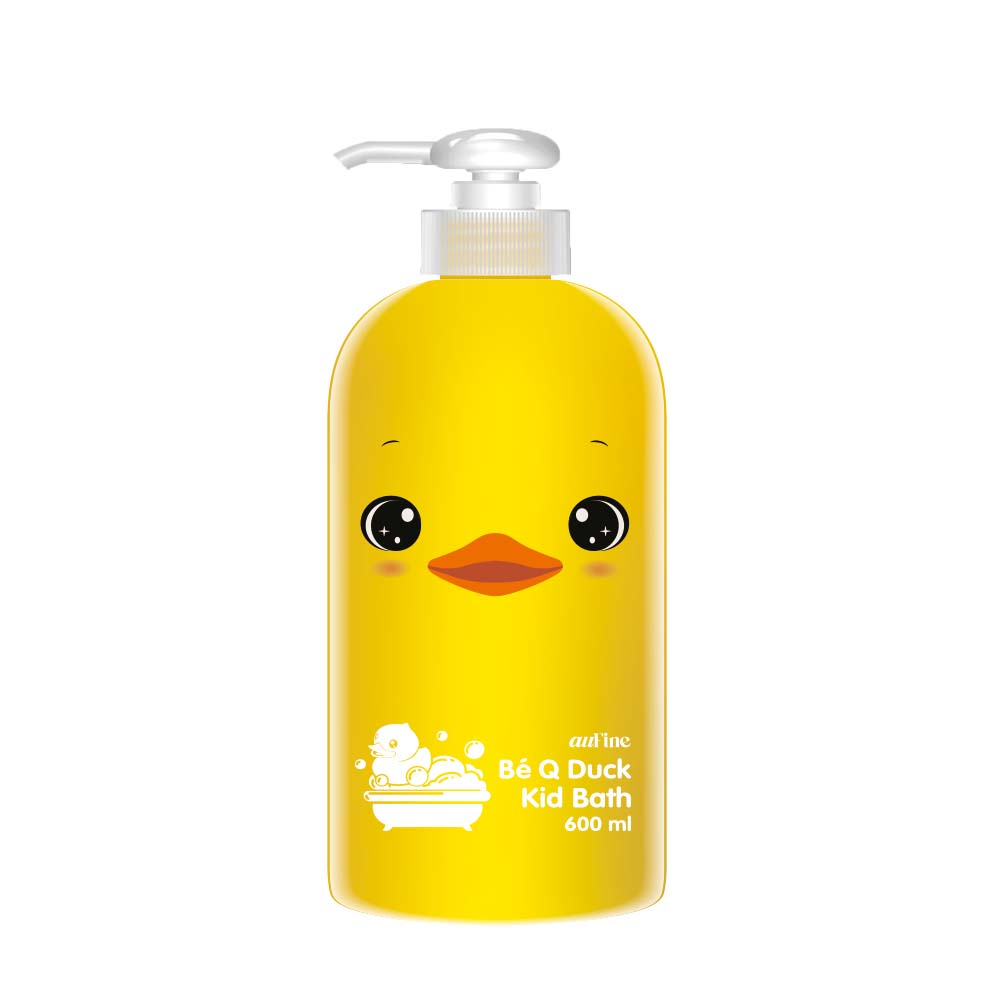 AuFine Bé Q Duck Sữa Tắm Trẻ Em 600ml