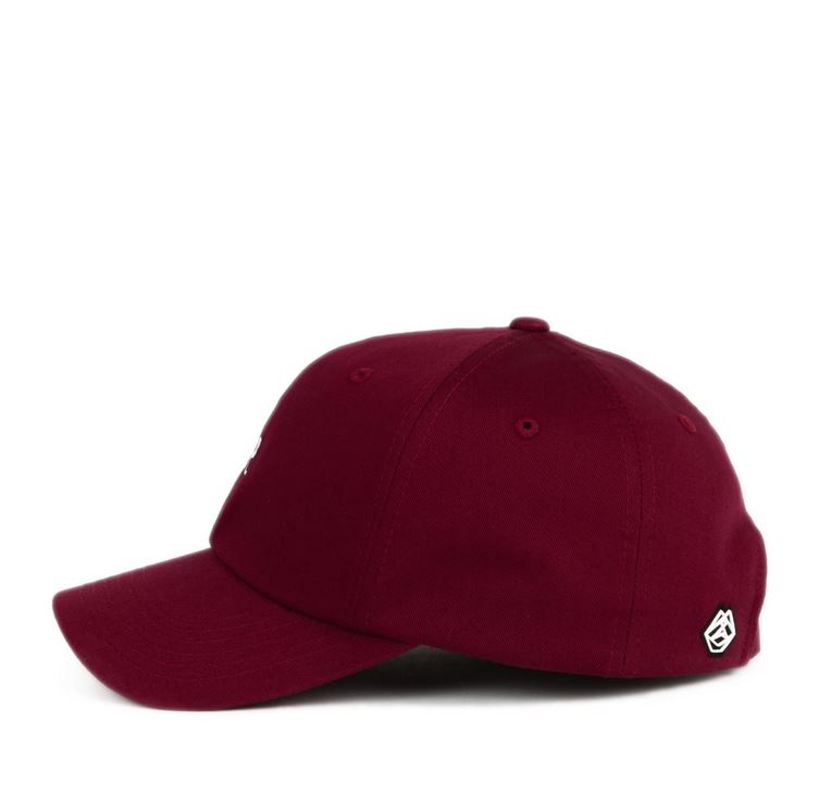 PREMI3R Mũ lưỡi trai Nón ballcap TIMES LIP X artHAM BURGUNDY Mũ lưỡi trai phong cách hàn quốc nón thương hiệu chính hãng