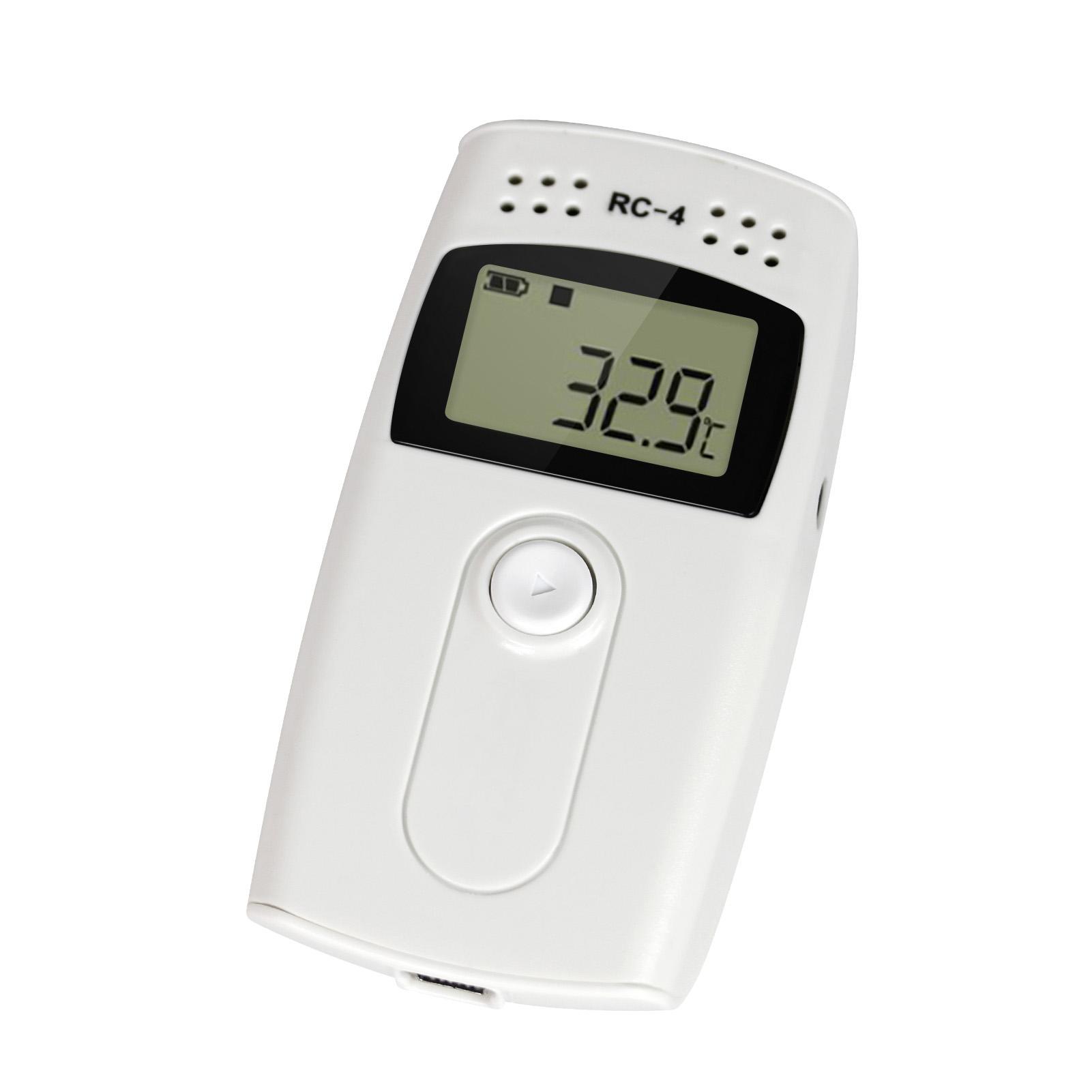 Temperature Data Logger High Accuracy Data Recorder 16000 Points LCD Display Industrial Data Loggers for Cold Chain