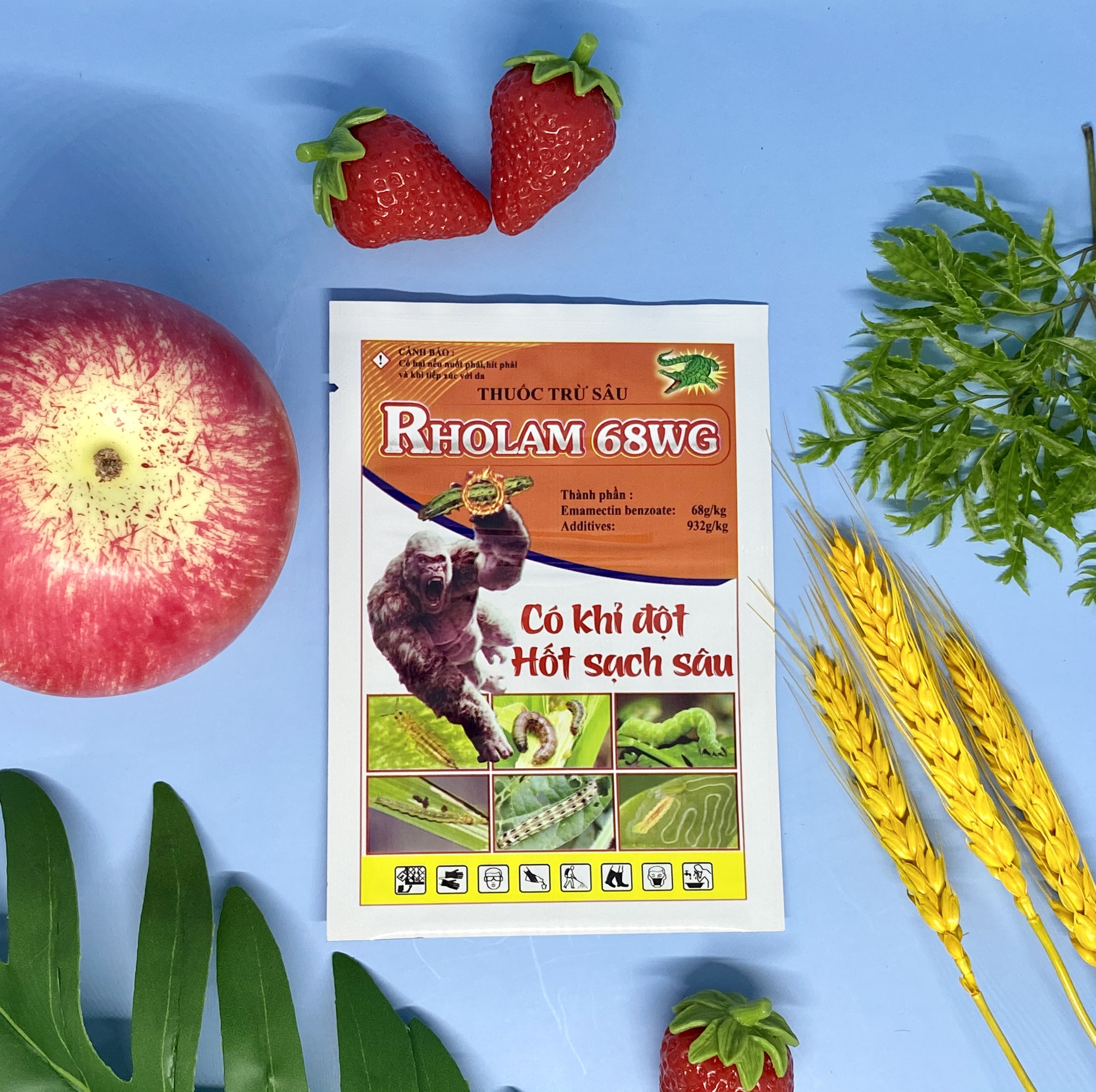 Gói 10g trừ sâu xanh da láng, sâu cuốn lá, sâu khoang
