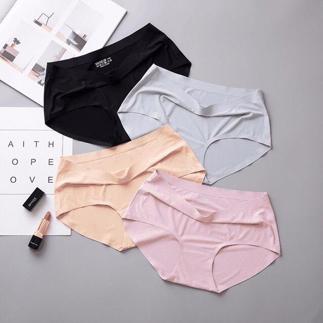 SET 4 Quần Lót Nữ Su Đúc Không Đường May Thông Hơi Tôn Mông - SD01