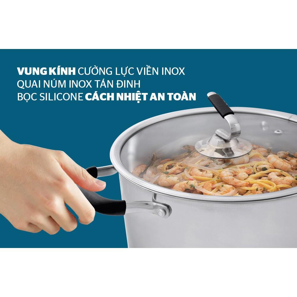 Bộ 3 nồi inox 5 đáy SUNHOUSE SH891