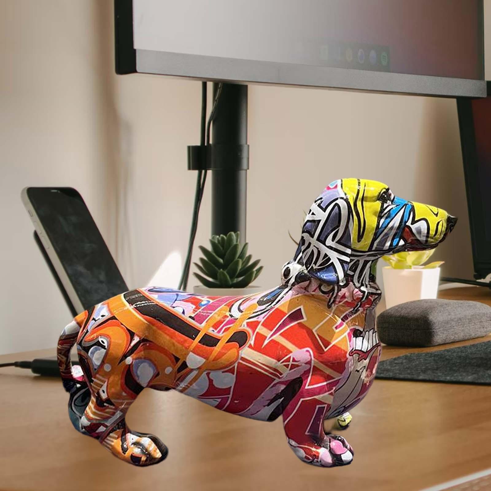 Creative Dog Sculpture Statue Home Decor Ornament  Dog Statue