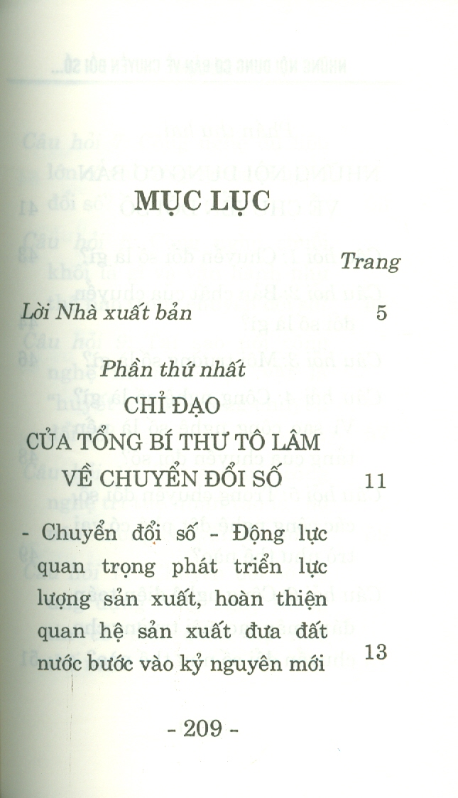 Những nội dung cơ bản về chuyển đổi số - Hỏi và đáp (bản in 2025)