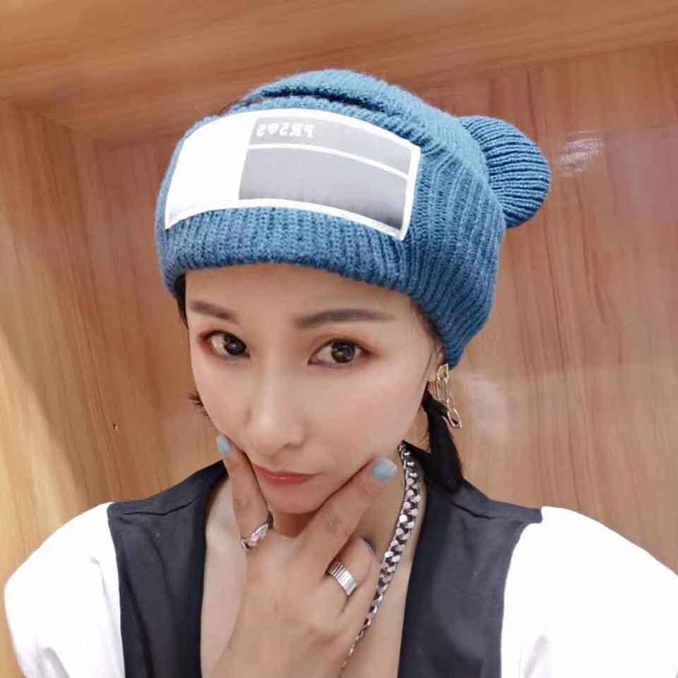 Đa Chức Năng Chuột Mặt Nạ Trượt Tuyết Mùa Đông Dệt Ấm Áp Lái Mặt Nạ Nhân Tạo Mũ Len Nam Giới Trưởng Thành Và Nữ Beanies Dày mặt Nạ