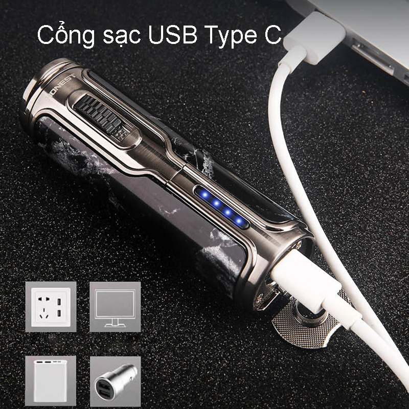 Vỏ Hột Quẹt Bật Lửa Gas Honest BCZ-792 Lửa Khò 3 Tia Cực Mạnh - Nhiều Màu