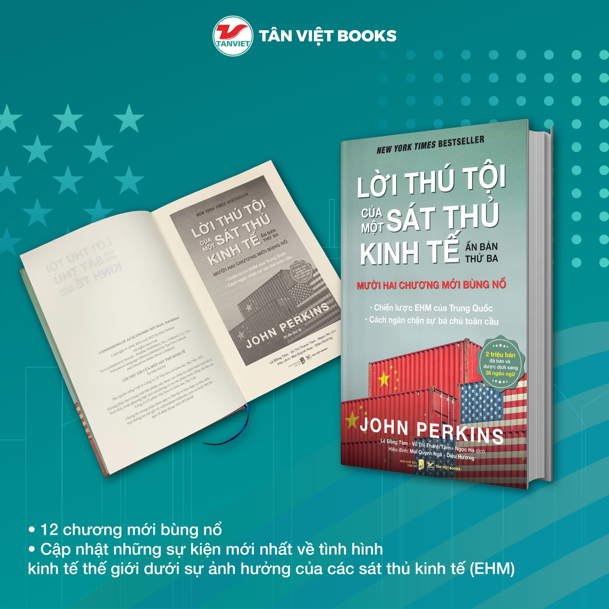 Lời thú tội mới của một sát thủ kinh tế - Sách kinh tế - Ấn bản thứ 3 - Tân Việt Books