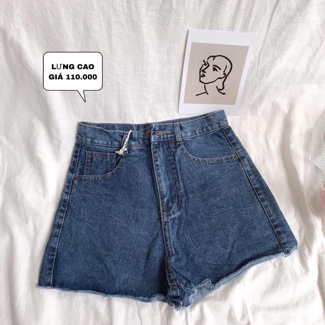Quần short thái lưng cao- hình thật shop chụp