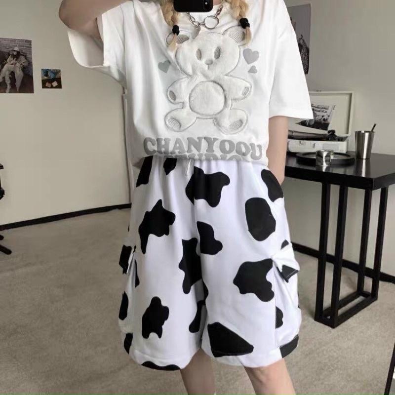 Quần thun bò sữa lửng nam, nữ thun cotton ma1242 sumisu shop