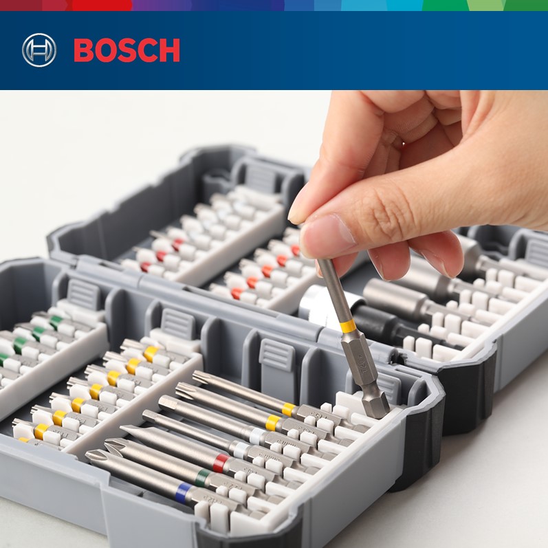 Bộ vặn vít Bosch Pick &amp;amp; Click 44 món