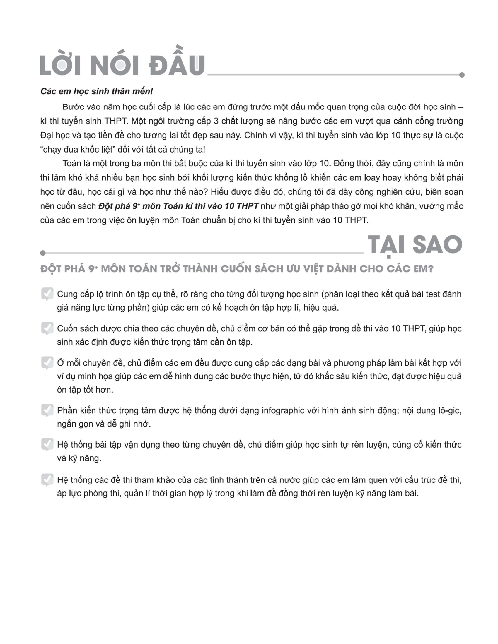 Đột phá 9+ môn Toán thi vào 10 THPT - Phiên bản Classic