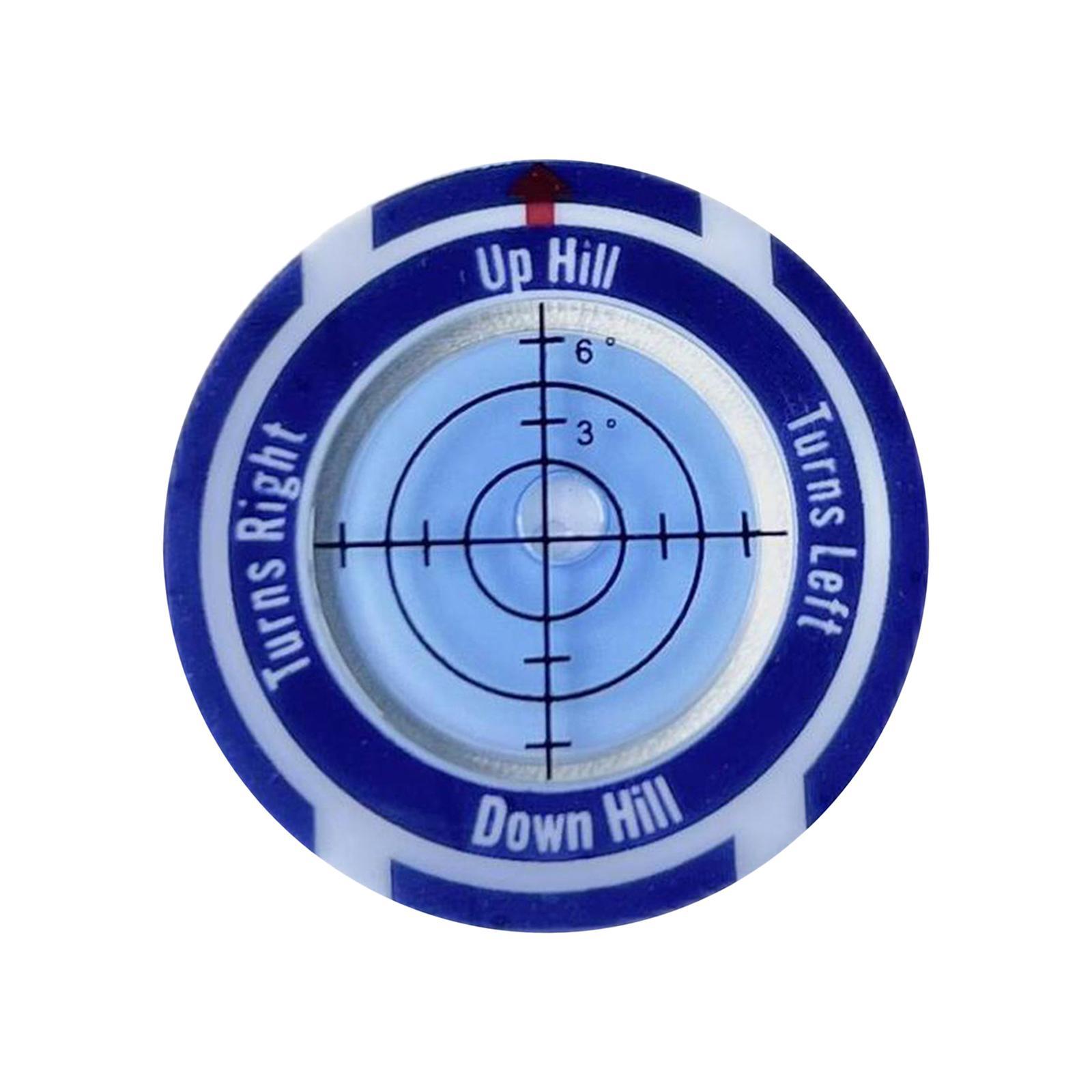 Golf Ball Marker with Hat Clip Compact Accessory Outdoor Putting Aid