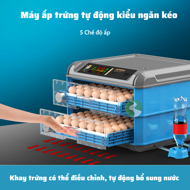 Máy ấp trứng gà mini tự động Hàng chính hãng đa năng hiện đại MA10