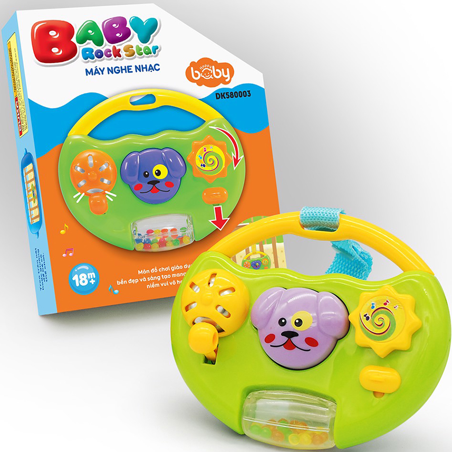 Đồ Chơi Baby Rock Star Happy Baby - Máy Nghe Nhạc