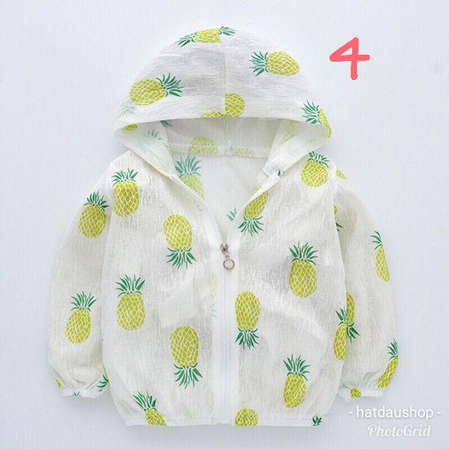 Áo nắng cotton sợi tre cute cho bé (mẫu mới 2019)