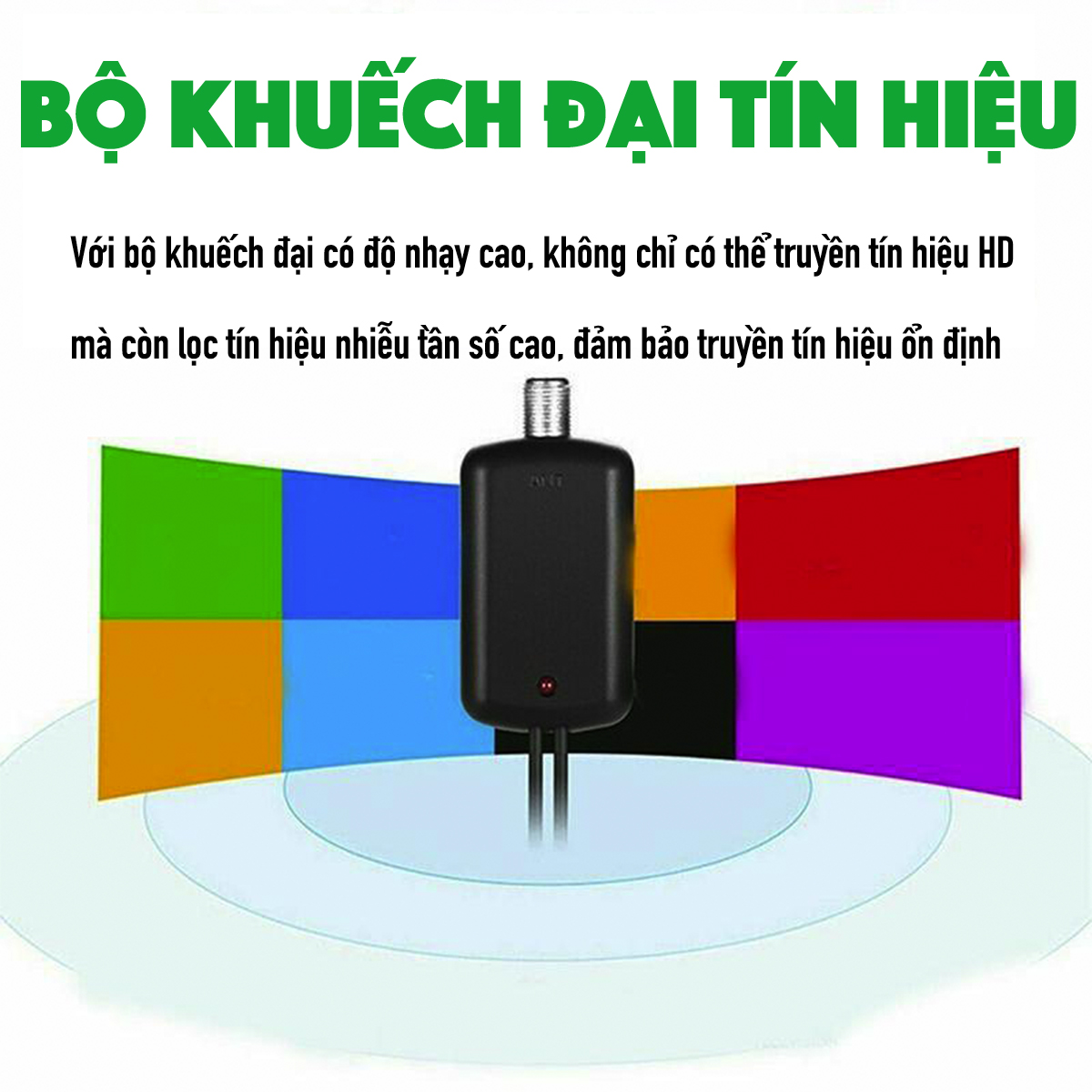 Anten Tivi Kỹ Thuật Số DVB T2, Ăng Ten Truyền Hình Số Mặt Đất, Ang Ten Khuếch Đại Thu Sóng Truyền Hình Vệ Tinh Trong Nhà, Ăng Ten Truyền Hình Cáp HDTV 4k 1080P Siêu Nét