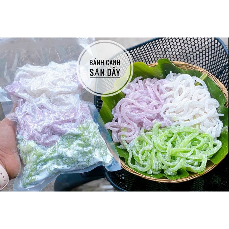 Thạch sắn dây nấu chè, topping 1kg .Thạch giòn,dai dai ngon / Dạng viên - dạng sợi bánh canh