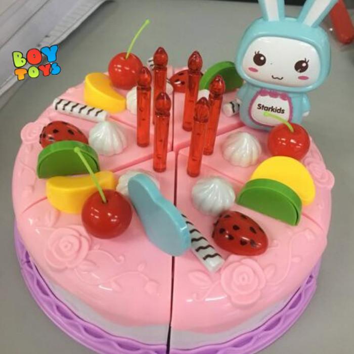 Đồ chơi cắt bánh sinh nhật 37 chi tiết cho bé thỏa sức vui chơi