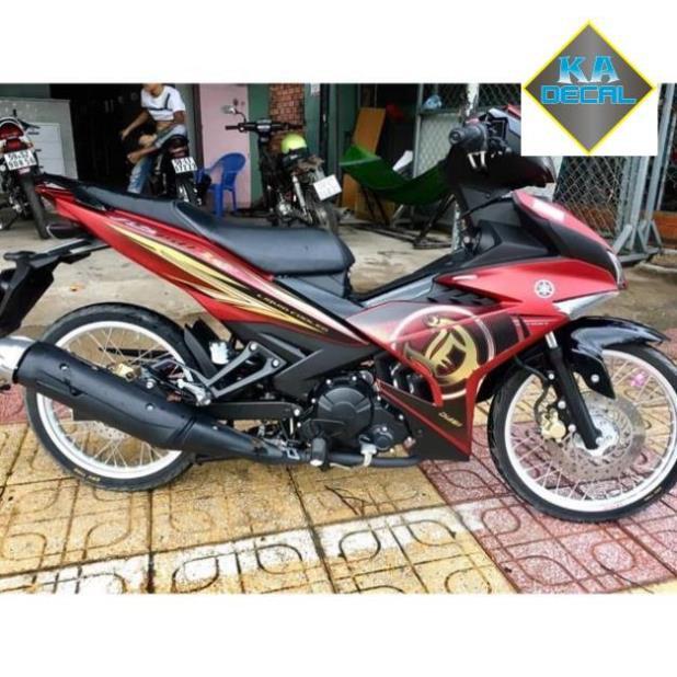 Tem rời exciter 150 Lc dán xe đỏ