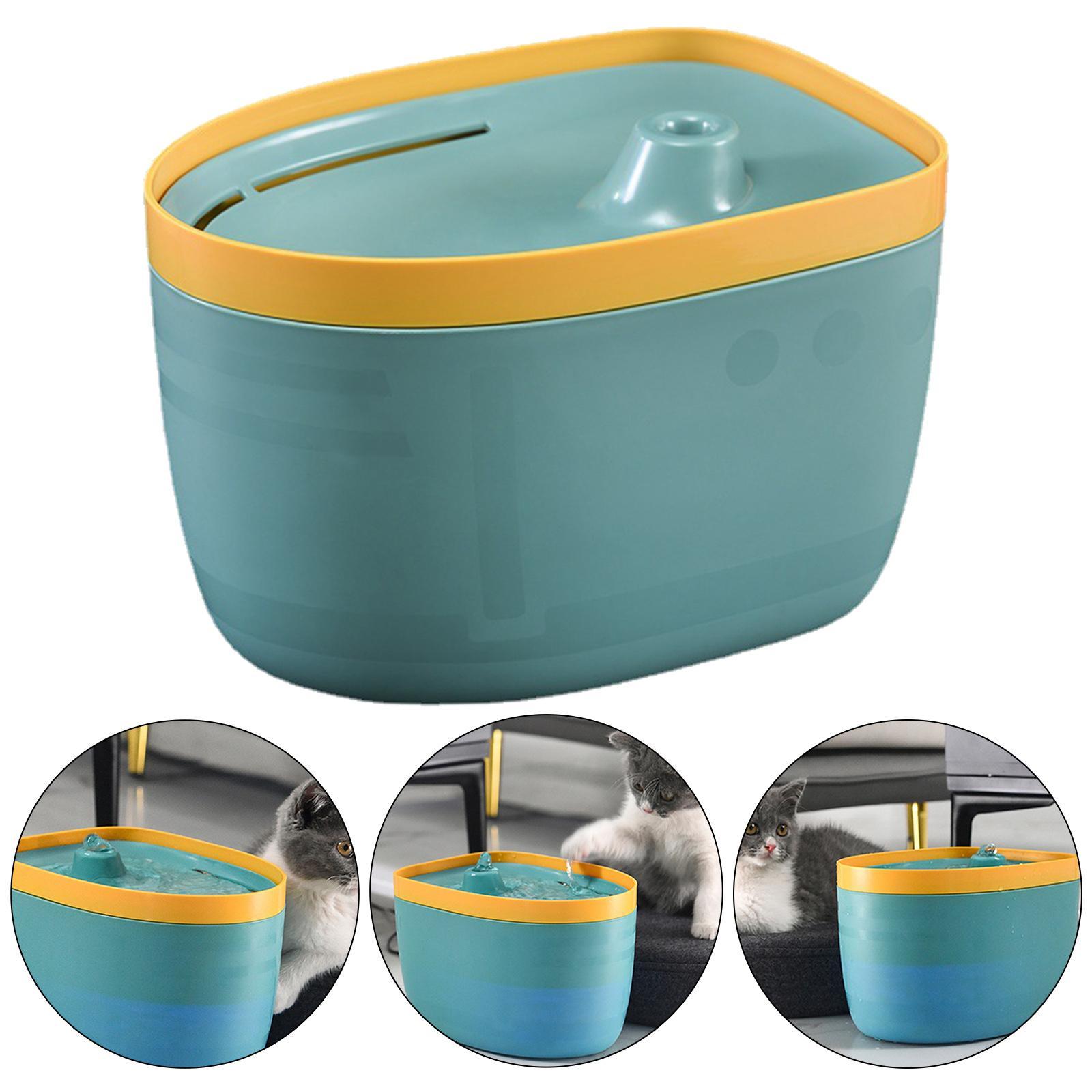 2.5L Water Fountain Drinking Dispenser Mute Pet Waterer USB