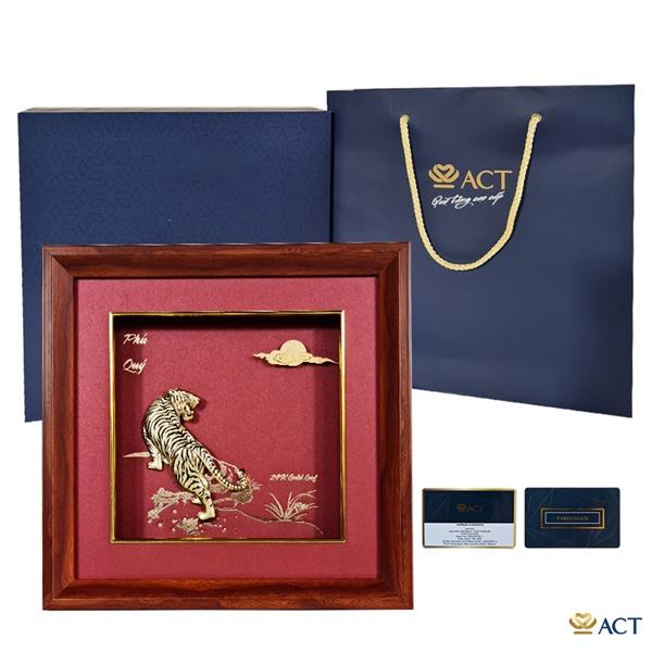 Tranh hổ 26x26 cm-quà tặng tân gia, tặng sếp, sinh nhật, thăng chức, event, lễ, tết,...