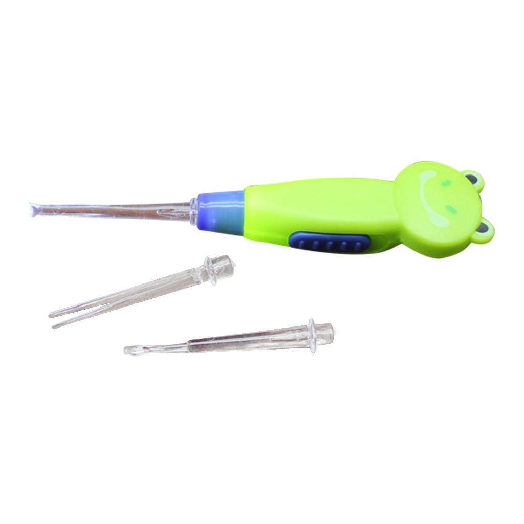 Visible Ear Spoon with LED Illuminated for Kids Ear Care Kit