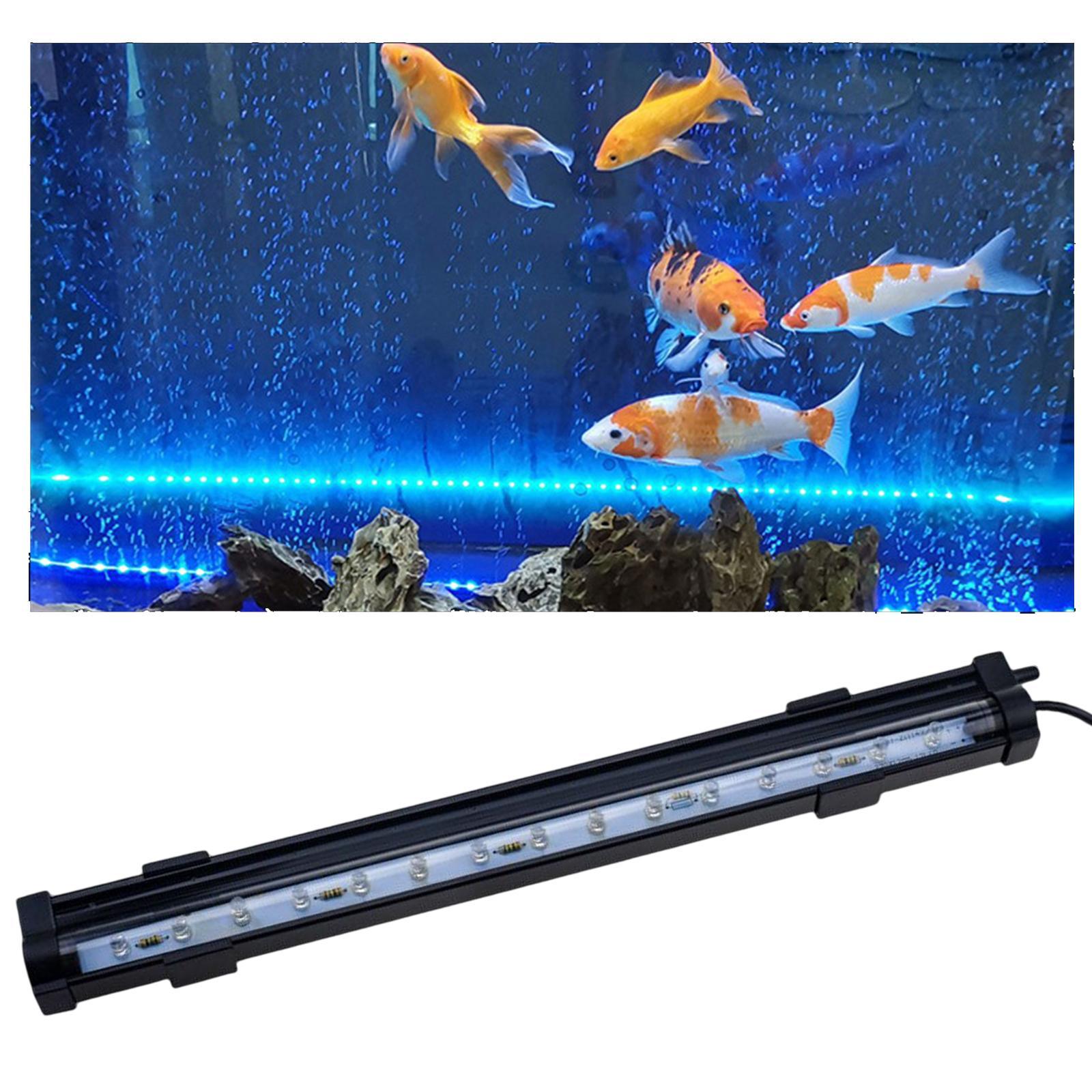 LED Aquarium Light Fish Tank Lamp Submersible Underwater Light Waterproof