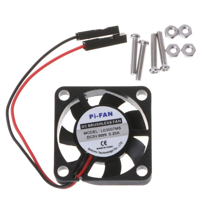 Quạt Tản Nhiệt Mini Chạy Cho Raspberry Pi 3 / 2 / B + 3.3v / 5v