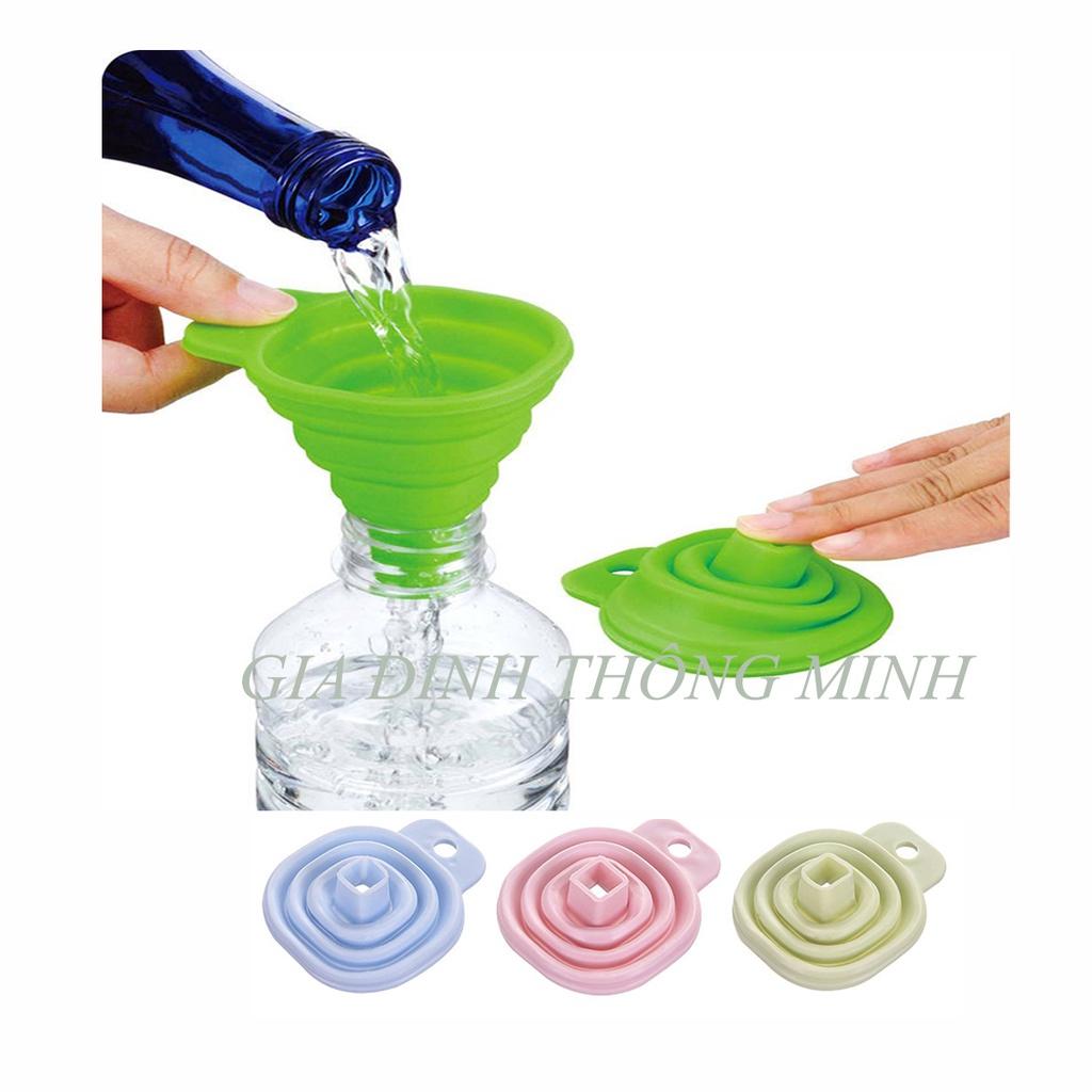 Phễu chiết gia vị đa năng tiện dụng gấp gọn silicon