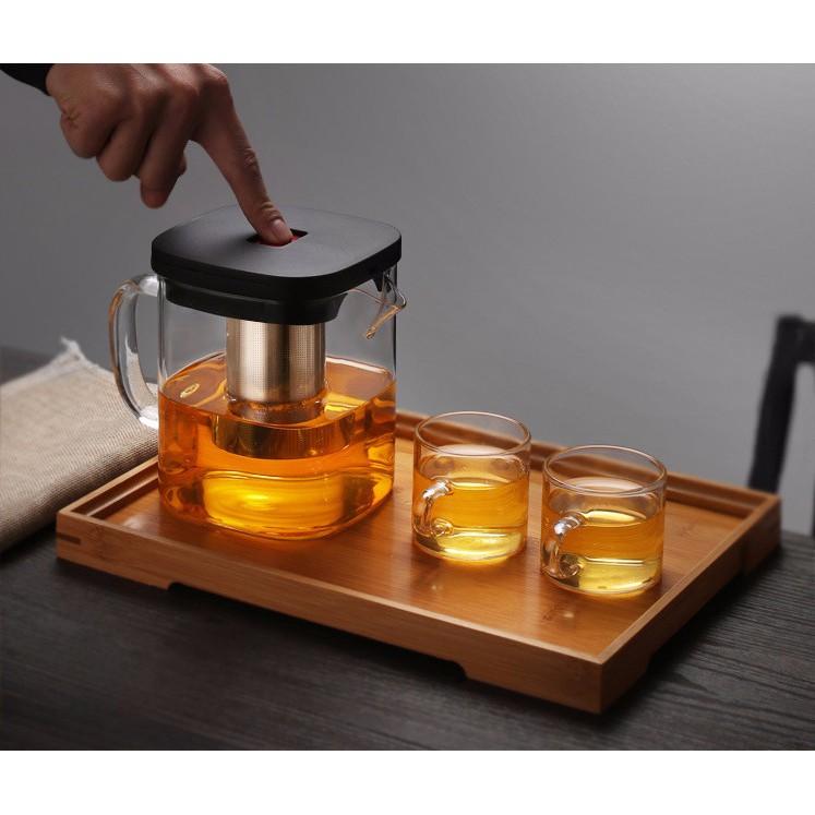 Bình trà Borosilicate phong cách Nhật Bản