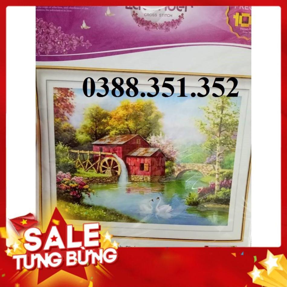 Tranh thêu chữ thập Ngôi Nhà Hạnh Phúc LV3030 65x50cm