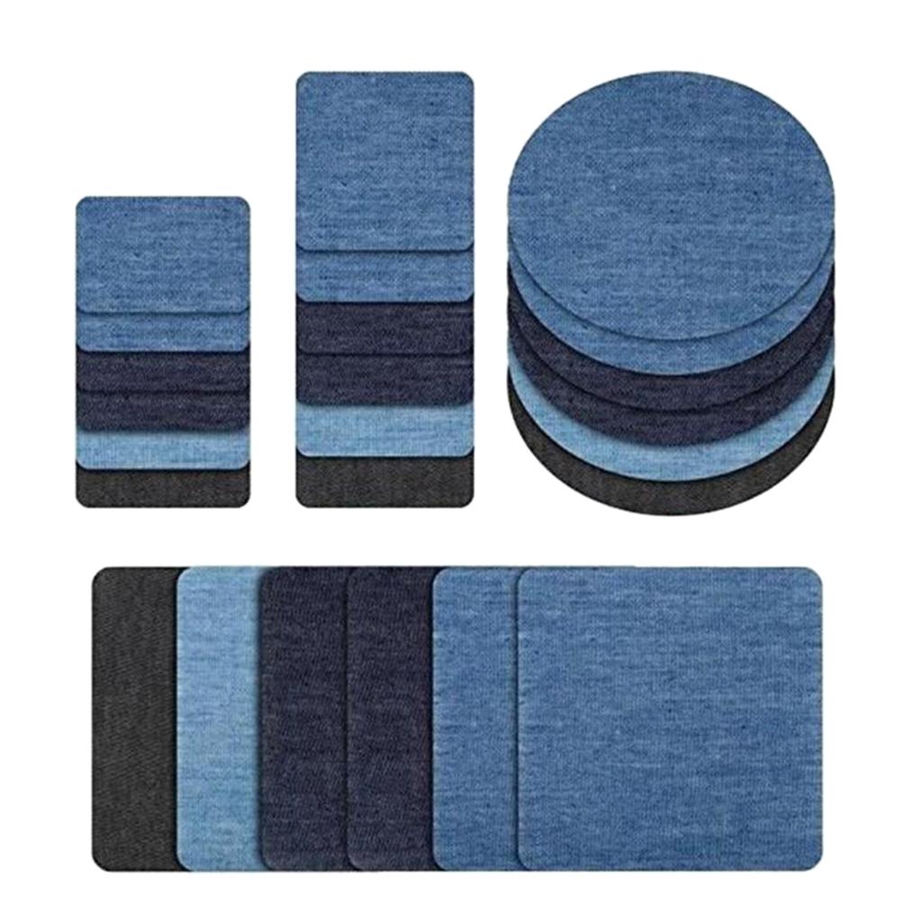 Chiwanji 24 Chiếc Vải Vải Miếng Dán Táo Cho May Thủ Công Trang Trí