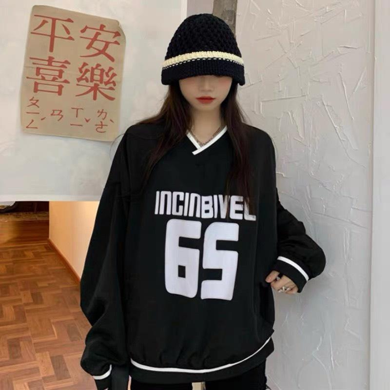 Áo sweater nỉ bông unisex in số 26 form rộng dài tay mặc cặp nam nữphù hợp phong cách hàn quốcÁo nỉ sweater cặp đôi nam nữ Yinxx, áo tay dài nỉ bông unisex, Áo Sweater nỉ form rộng chuẩn UNISEX OVERSIZE cực đẹp